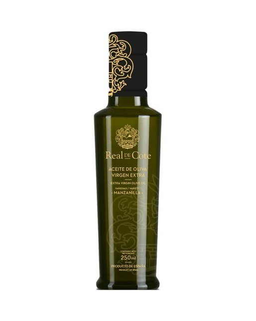 Botella de aceite Manzanilla Fina de Real de Cote